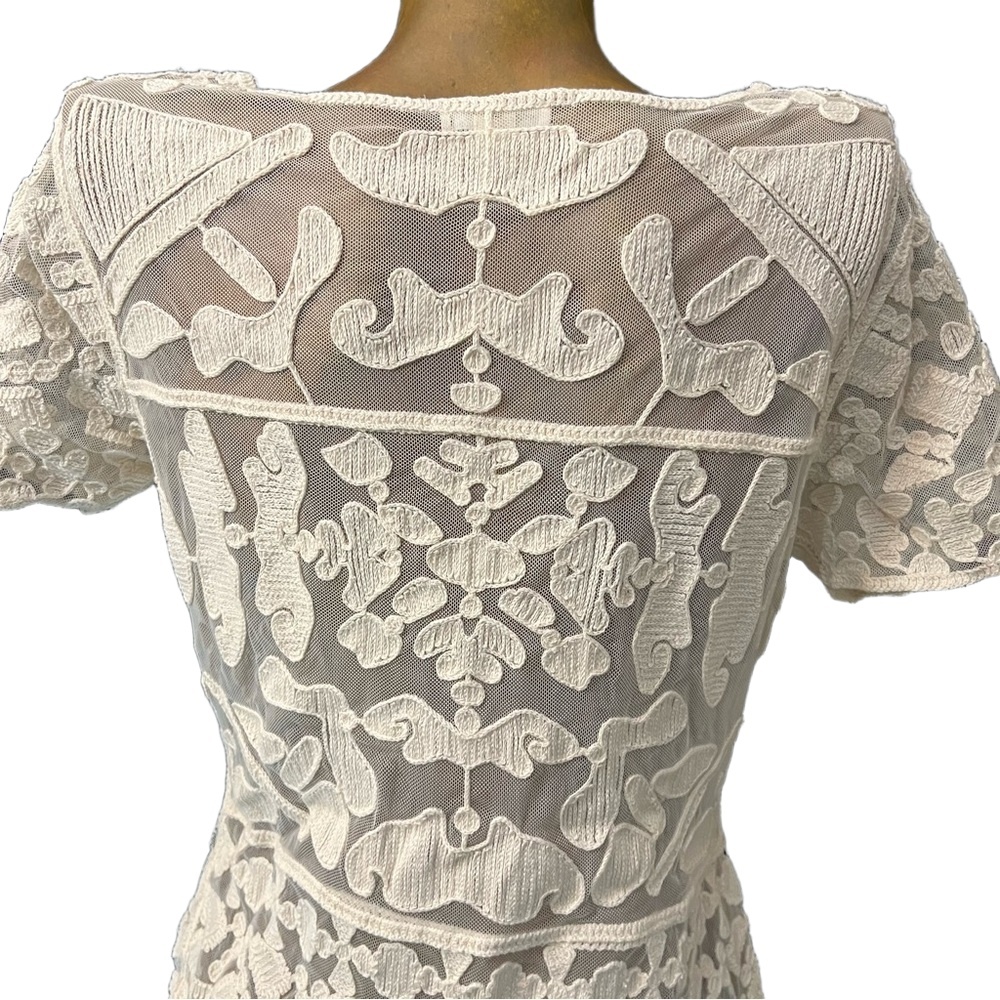 EUC (Ultra Pink) Lace Top XS - Picture 5 of 7